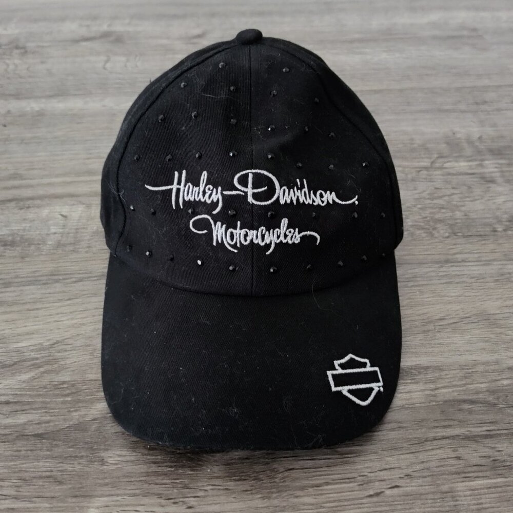 Harley-Davidson Motorcycle Logo Hat Cap Women's Adjustable One Size